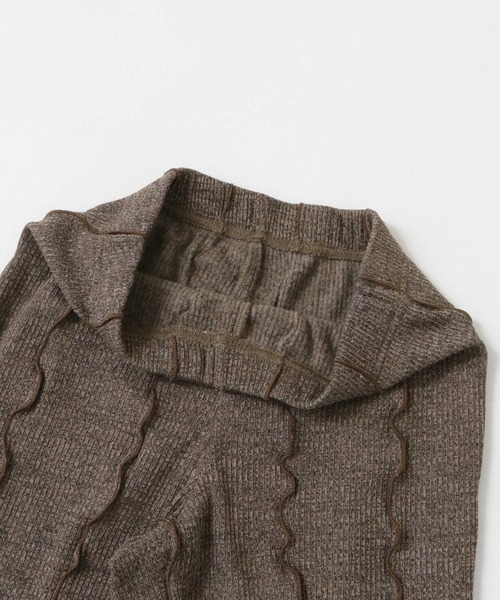 ITEMS URBANRESEARCH(アイテムズ アーバンリサーチ)の「ウラキモウメローリブパンツ(その他パンツ・レディース・ブラック/ブラウン・FREE)」の17枚目の写真