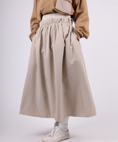 セール】Water-repellent flare skirt（スカート）｜S'more（スモア