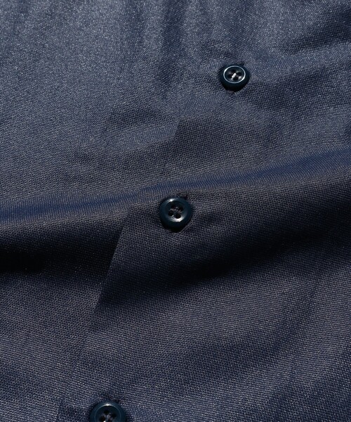 BEAMS PLUS（ビームスプラス）の「BEAMS  PLUS / ナイロン マイクロメッシュ ワークシャツ クラシックフィット（シャツ/ブラウス・メンズ・オリーブ/ネイビー・M/S/L/XL）」の17枚目の写真