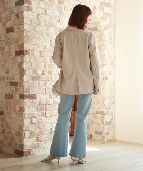 archives(アルシーヴ)の「ダブルテーラードジャケット(テーラードジャケット・レディース・ベージュ/ブラック/グレー・MEDIUM)」の11枚目の写真