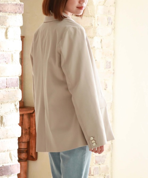 archives(アルシーヴ)の「ダブルテーラードジャケット(テーラードジャケット・レディース・ベージュ/ブラック/グレー・MEDIUM)」の7枚目の写真