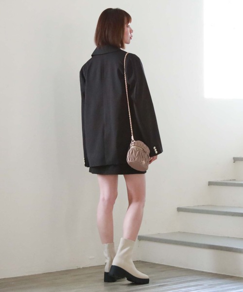 archives(アルシーヴ)の「ダブルテーラードジャケット(テーラードジャケット・レディース・ベージュ/ブラック/グレー・MEDIUM)」の20枚目の写真