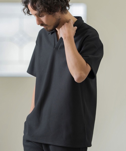 Micro Pile Skipper Shirt Color: White