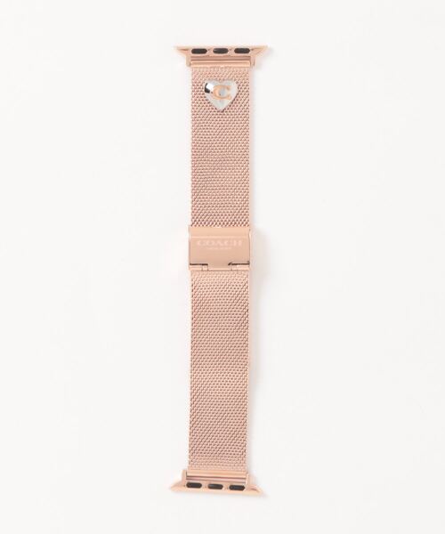COACH★ハートが可愛い メッシュ製アップルウォッチストラップ COACH/コーチ」 Apple Watch / アップルウォッチ用替えベルト