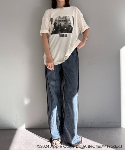 GOOD ROCK SPEED(グッドロックスピード)の「GOOD ROCK SPEED/THE BEATLES ロゴTシャツ(Tシャツ/カットソー・レディース・ホワイト・FREE)」の9枚目の写真