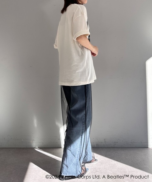 GOOD ROCK SPEED(グッドロックスピード)の「GOOD ROCK SPEED/THE BEATLES ロゴTシャツ(Tシャツ/カットソー・レディース・ホワイト・FREE)」の10枚目の写真