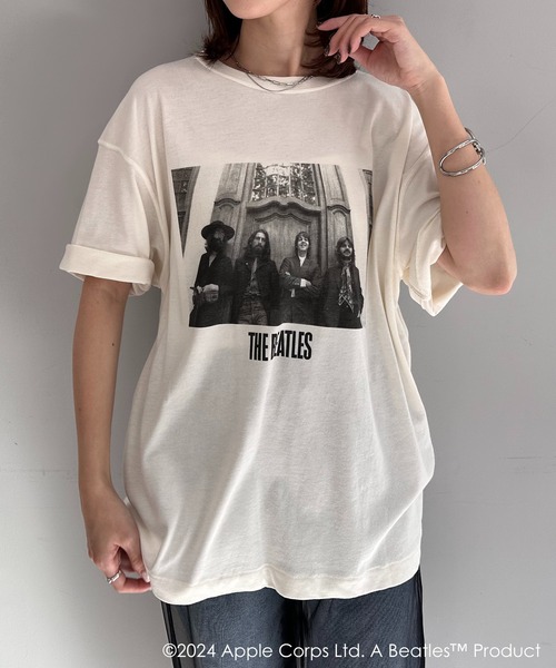GOOD ROCK SPEED(グッドロックスピード)の「GOOD ROCK SPEED/THE BEATLES ロゴTシャツ(Tシャツ/カットソー・レディース・ホワイト・FREE)」の12枚目の写真