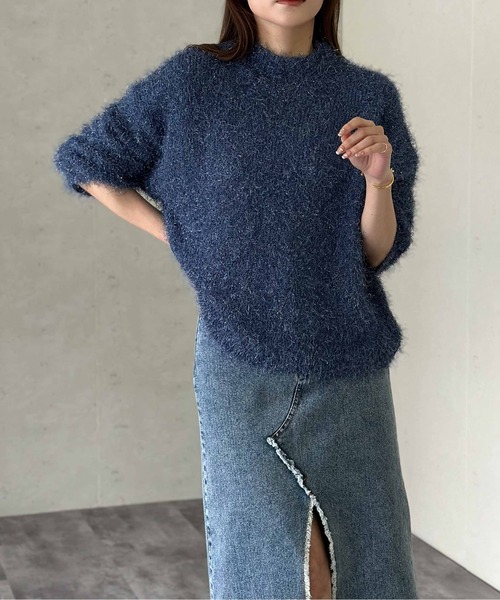 seamama です★美品★ファインウール ハイネックプルオーバー ファインウール ハイネックプルオーバー｜トゥモローランド 公式通販