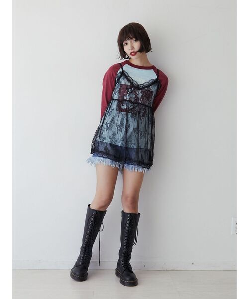 jouetie（ジュエティ）の「2トーンクロシェキャミチュニック