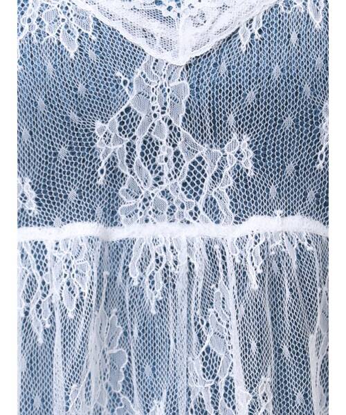 jouetie(ジュエティ)の「レースキャミチュニック(キャミソール・レディース・ブラック/オフホワイト・MEDIUM)」の15枚目の写真