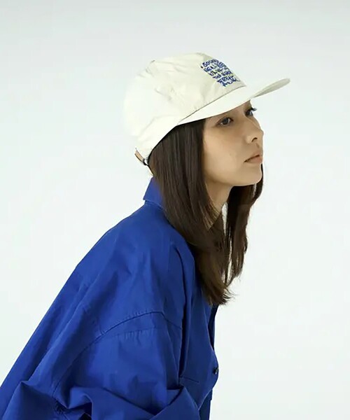 SUBLIME（サブライム）の「SUBLIME/サブライム NYLON EMB 5PNANEL CAP / ナイロンキャップ（キャップ・レディース・ネイビー/ブラック/ナチュラル/レモンイエロー・ONE SIZE）」の3枚目の写真