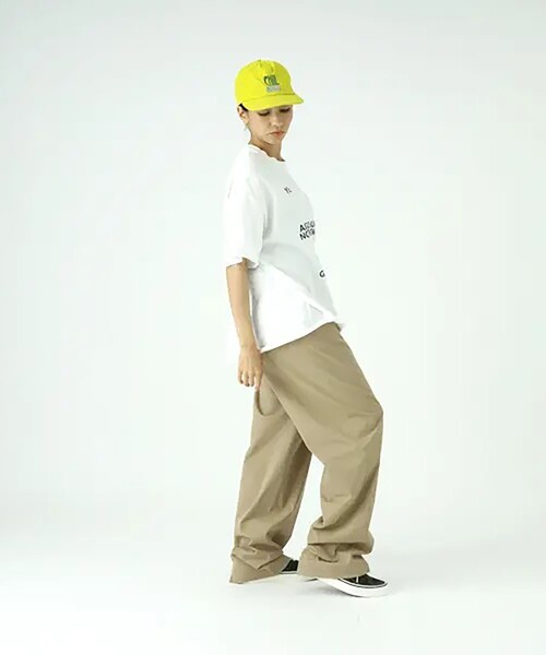 SUBLIME（サブライム）の「SUBLIME/サブライム NYLON EMB 5PNANEL CAP / ナイロンキャップ（キャップ・レディース・ネイビー/ブラック/ナチュラル/レモンイエロー・ONE SIZE）」の6枚目の写真