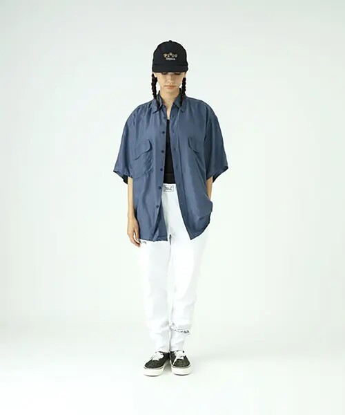 SUBLIME（サブライム）の「SUBLIME/サブライム NYLON EMB 5PNANEL CAP / ナイロンキャップ（キャップ・レディース・ネイビー/ブラック/ナチュラル/レモンイエロー・ONE SIZE）」の9枚目の写真