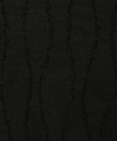 LOWRYS FARM(ローリーズファーム)の「ジャガードフリンジLS 102891(Tシャツ/カットソー・レディース・ベージュ/アイボリー/ブラック/グリーン/グリーン系その他/ブラウン/グレー・FREE)」の14枚目の写真