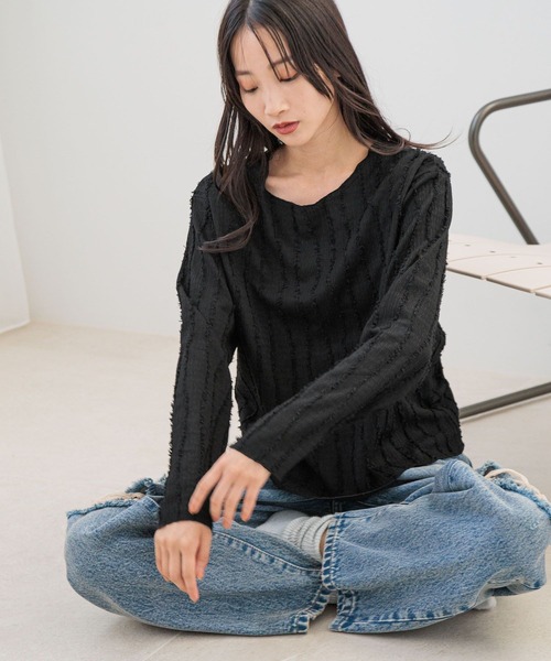 TYPさん専用品 ジャガードフリンジLS 102891（Tシャツ/カットソー）｜LOWRYS