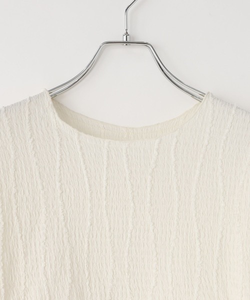 LOWRYS FARM（ローリーズファーム）の「ジャガードフリンジＬＳ　102891（Tシャツ/カットソー・レディース・ベージュ/アイボリー/ブラック/グリーン/グリーン系その他/ブラウン/グレー/ブラック系その他/グレー系その他/ホワイト系その他6・FREE）」の20枚目の写真