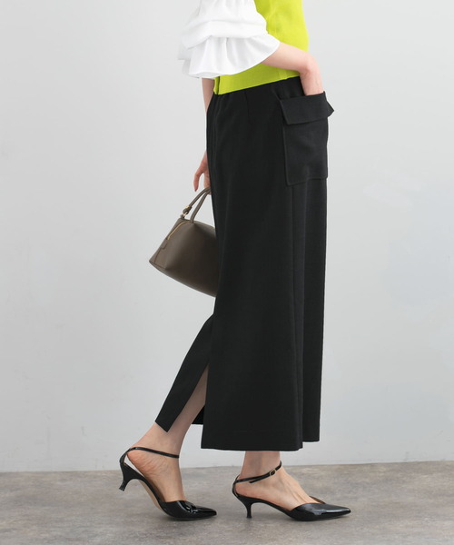 URBAN RESEARCH ROSSO WOMEN(アーバンリサーチ ロッソ)の「リネンライクポケットストレートスカート(スカート・レディース・グリーン系その他/ベージュ/ブラック・36/38)」の13枚目の写真
