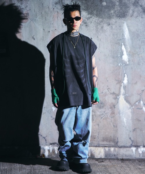 DANKE SCHON(ダンケシェーン)の「【WEB&DEPOT限定】DankeSchon/ダンケシェーン/DESTROY DENIM(デニムパンツ・メンズ・サックスブルー/インディゴブルー/ブラック/グレー・S/M/L/XS)」の19枚目の写真