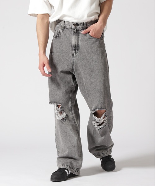 DANKE SCHON ダンケシェーン/リメイクデニムパンツ メンズ レディース DANKE SCHON｜ダンケシェーンのデニムパンツ（レギュラー）通販