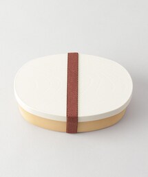 212 KITCHEN STORE（トゥワントゥキッチンストア）の「やさしい彩 抗菌小判弁当 乳白色（お弁当箱）」