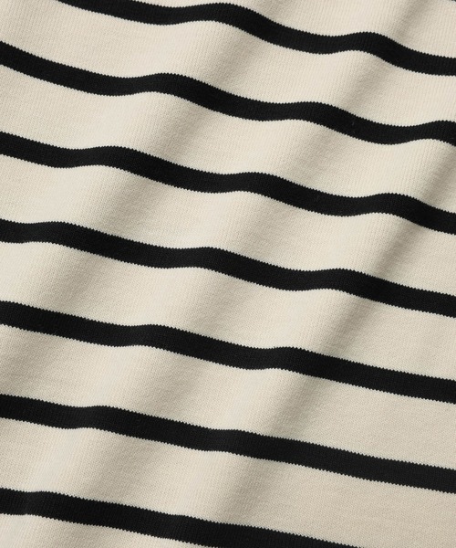 BARNYARDSTORM(バンヤードストーム)の「BARNYARDSTORM / ボートネックプルオーバー(Tシャツ/カットソー・レディース・ホワイト/ホワイト×ブラック/ブラック×ホワイト・S/M)」の7枚目の写真