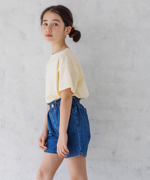 coca(coca)(コカ)の「キッズ ベーシックコットンTシャツ(Tシャツ/カットソー・キッズ・ライトブルー/ブルー/ブラウン/チャコール/ラベンダー/アイボリー・110/120/130/140)」の11枚目の写真