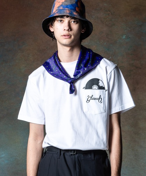 Vinyl Pocket T-Shirt / ヴァイナルポケットＴシャツ（Tシャツ/カットソー）｜glamb（グラム）