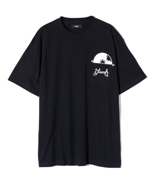 glamb（グラム）の「Vinyl Pocket T-Shirt / ヴァイナルポケットＴシャツ（Tシャツ/カットソー・メンズ・ホワイト/ブラック/ブルー・S/M/L）」の12枚目の写真