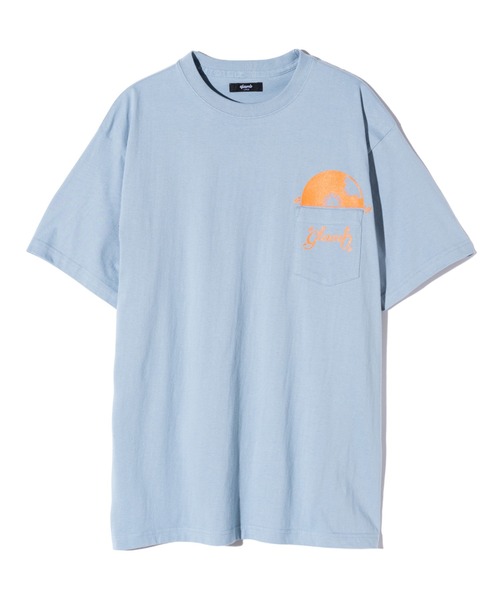glamb（グラム）の「Vinyl Pocket T-Shirt / ヴァイナルポケットＴシャツ（Tシャツ/カットソー・メンズ・ホワイト/ブラック/ブルー・S/M/L）」の13枚目の写真