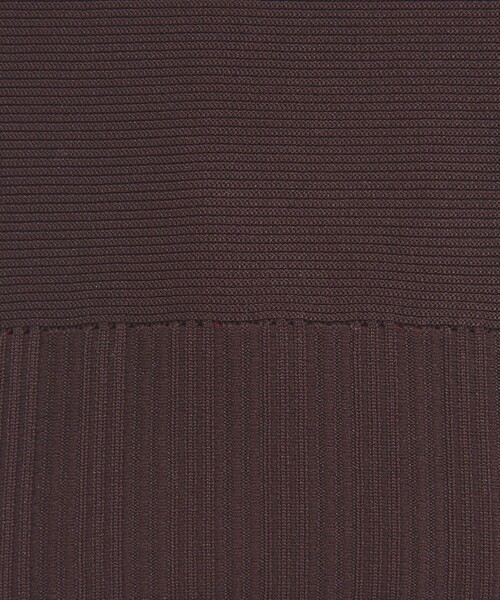ユナイテッドアローズ UNITED ARROWS ブラウン ガーターニット UNITED ARROWS（ユナイテッドアローズ）の「ガーター ニット