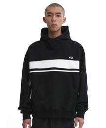 『OY/オーワイ』 F.C.B HOODIE/ラインデザイン プルオーバーパーカー