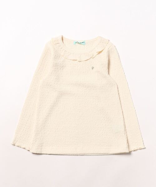 フリル襟Tシャツ（Tシャツ/カットソー）｜hakka kids（ハッカキッズ）