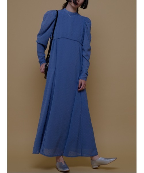 AMAIL(アマイル)の「Toby dot dress(ドレス・レディース・ブラック/ブルー・S/M)」の11枚目の写真