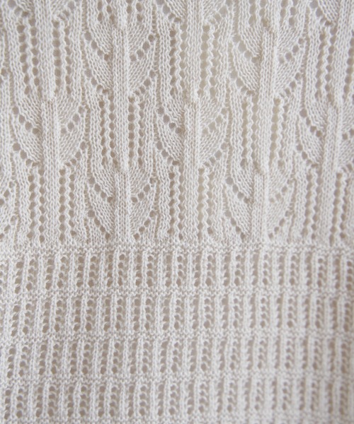 ikka（イッカ）の「透かし編みニットベストアンサンブル（アンサンブル・レディース・ベージュ/スカイブルー/ブラック・L/M/S）」の19枚目の写真