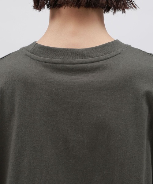 LAKOLE（ラコレ）の「フラワーモチーフプリントＴ / 112102（Tシャツ/カットソー・レディース・クリーム/チャコールグレー/オフホワイト・MEDIUM/SMALL）」の21枚目の写真