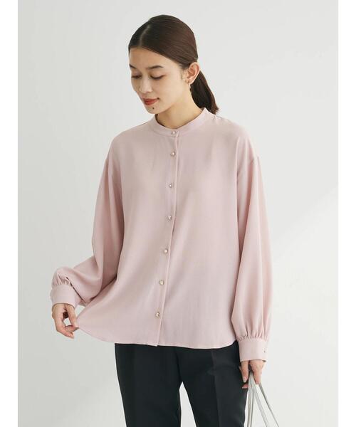 ELENCARE DUE（エレンカーレデュエ）の「・ELENCARE　DUE　バックプリーツブラウス（シャツ/ブラウス・レディース・ネイビー/ピンク/オフホワイト/グレー・FREE）」の12枚目の写真