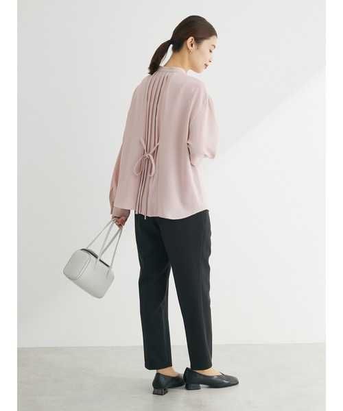 ELENCARE DUE（エレンカーレデュエ）の「・ELENCARE　DUE　バックプリーツブラウス（シャツ/ブラウス・レディース・ネイビー/ピンク/オフホワイト/グレー・FREE）」の6枚目の写真