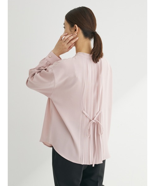 ELENCARE DUE（エレンカーレデュエ）の「・ELENCARE　DUE　バックプリーツブラウス（シャツ/ブラウス・レディース・ネイビー/ピンク/オフホワイト/グレー・FREE）」の9枚目の写真