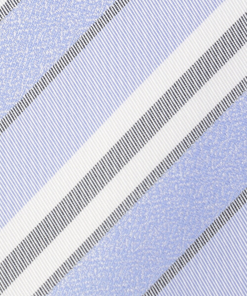 COMME CA ISM（コムサイズム）の「【シルク100％】ダブルストライプ ネクタイ（ネクタイ・メンズ・グレー/サックスブルー/チャコール/ネイビー・FREE）」の19枚目の写真