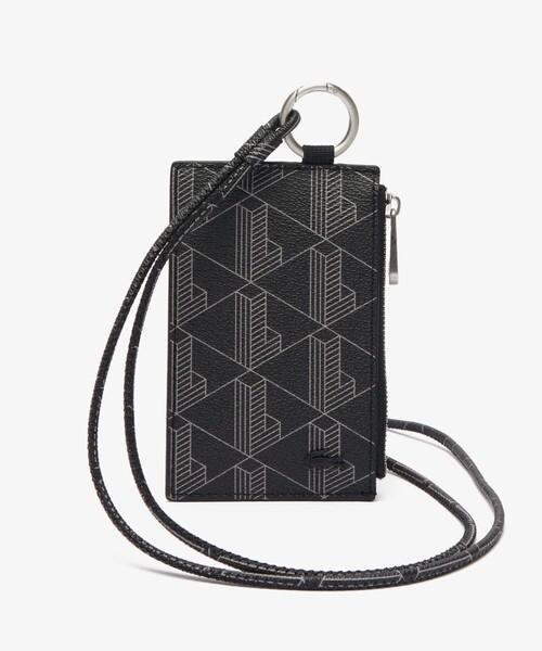 ラコステ LACOSTE ザ ブレンド モノグラムリポーターバッグ （ブラック