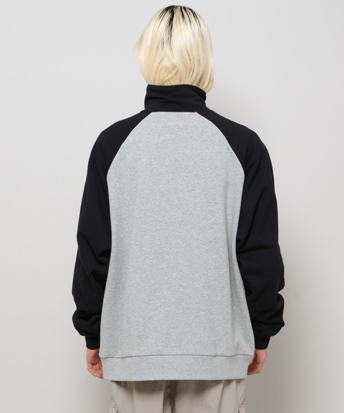 ALAND(エーランド)の「【UNISEX】ALAND/ラグランハーフジッププルオーバー(ウラケ)2997319(スウェット・レディース・ブラック/ネイビー/グリーン・MEDIUM/LARGE)」の15枚目の写真
