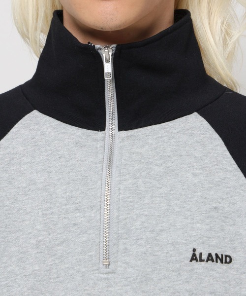 ALAND(エーランド)の「【UNISEX】ALAND/ラグランハーフジッププルオーバー(ウラケ)2997319(スウェット・レディース・ブラック/ネイビー/グリーン・MEDIUM/LARGE)」の16枚目の写真