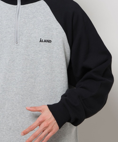 ALAND(エーランド)の「【UNISEX】ALAND/ラグランハーフジッププルオーバー(ウラケ)2997319(スウェット・レディース・ブラック/ネイビー/グリーン・MEDIUM/LARGE)」の17枚目の写真