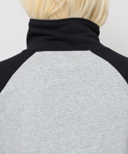 ALAND(エーランド)の「【UNISEX】ALAND/ラグランハーフジッププルオーバー(ウラケ)2997319(スウェット・レディース・ブラック/ネイビー/グリーン・MEDIUM/LARGE)」の19枚目の写真