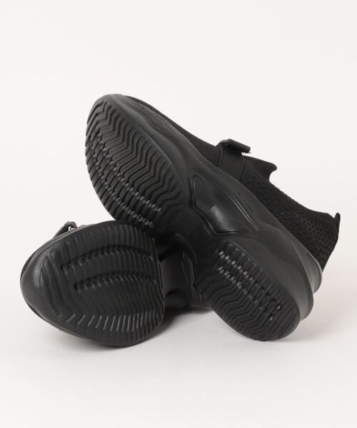 kitson（キットソン）の「【kitson】 軽量 厚底スリッポン（スニーカー・レディース・ブラック×ブラック/グレー/ベージュ・M/S/LL/L）」の5枚目の写真
