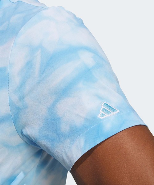 【セール】PLAYGREEN タイダイプリント ストレッチドライポロ【adidas Golf/アディダスゴルフ】（ポロシャツ）｜adidas（アディダス）