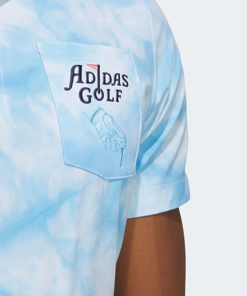 【セール】PLAYGREEN タイダイプリント ストレッチドライポロ【adidas Golf/アディダスゴルフ】（ポロシャツ）｜adidas（アディダス）