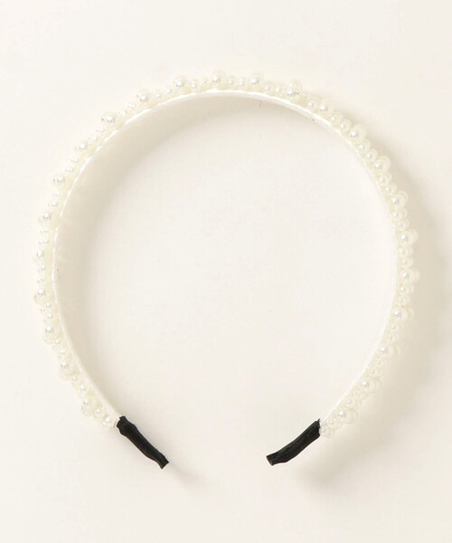 fredy emue（フレディエミュ）の「パールカチューシャ（カチューシャ・レディース・アイボリー・FREE）」の4枚目の写真