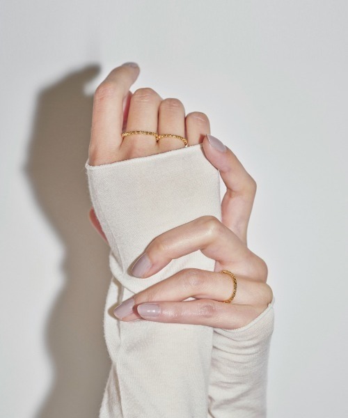 TODAYFUL（トゥデイフル）の「TODAYFUL　Chain Ring チェーンリング/12410908（リング・レディース・シルバー/ゴールド・9/11/13）」の5枚目の写真
