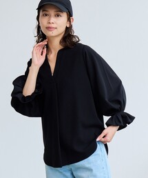 §【RONEL】ジョーゼットキャンディースリーブスキッパーブラウス(セットアップ対応可能)